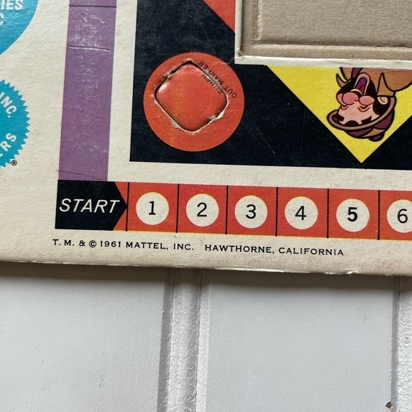 Vintage Mattel MATCH IT Puzzle Tile Game Beany and Cecil 1961 Rare Educational - Picture 4 of 7